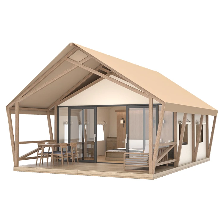 Sou entènèt jwèt Glamping Safari tant